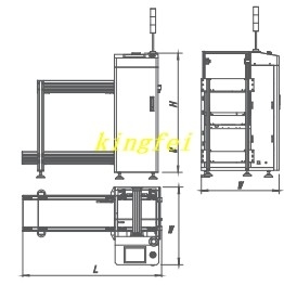 Linea SMT Automatic PCB Caricatore Caricatore PCB e scaricatore