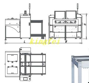 comprare NL-M-TN SMT caricatore scaricatore NG / OK Board Harvester fabbricazione online