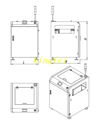 Macchina trasportatrice per PCB macchina per angolo macchina scaricatrice caricatore linea SMT