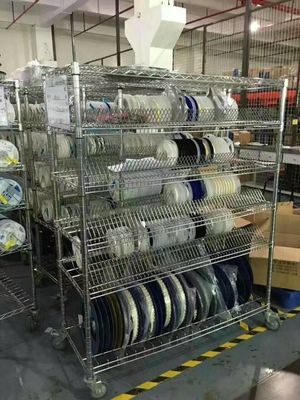comprare Stoccaggio inossidabile Stander del carretto dei pezzi di ricambio ESD SMT di SMT per Rolls componente fabbricazione online