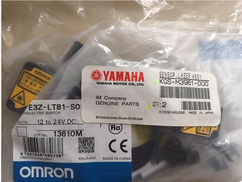 Pezzi di ricambio KGS-M3961-00X E3Z-LT81-SO di SMT del Assy del laser del sensore YG200